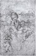 RAFFAELLO Sanzio Father and The virgin mary oil painting reproduction